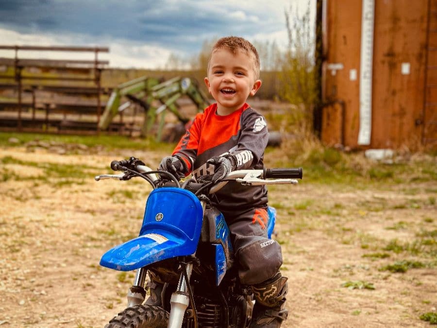 Vanessa fiels one happy lad