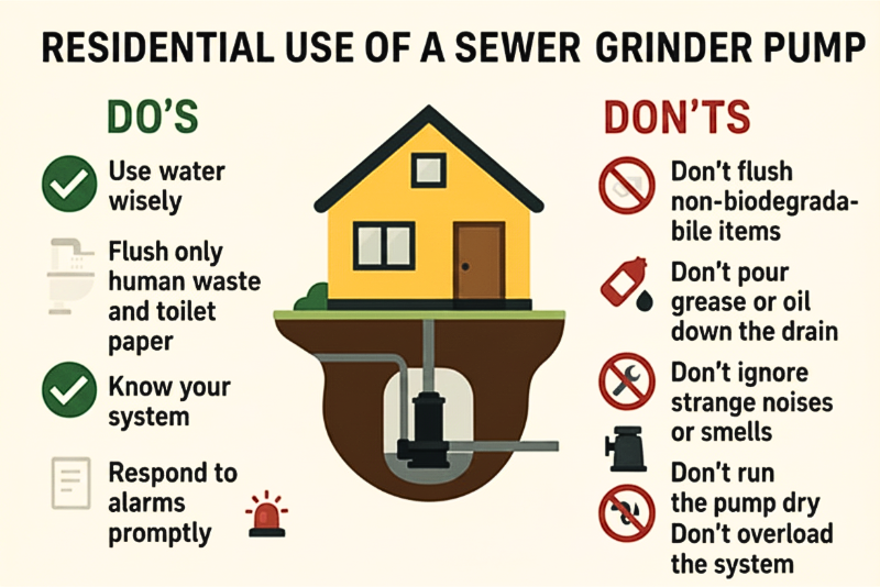Grinder Pump Infographic