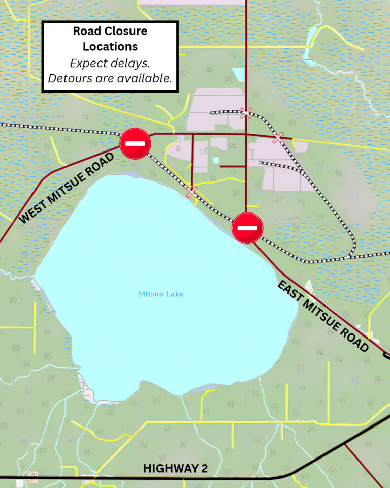 Road Closure - Mitsue Roads - Sept 2026 